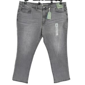 Mutual Weave Men's The Athletic Stretch Tapered Gray Jeans Big 50x30 (47x29) NWT